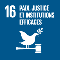 16. Paix, justice et institutions efficaces.